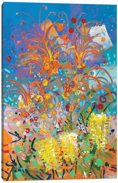 Floral Fest Canvas Art Print - Joseph Villanueva