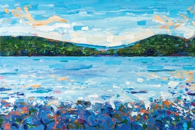 Glacial Lake II by Joseph Villanueva framed canvas print