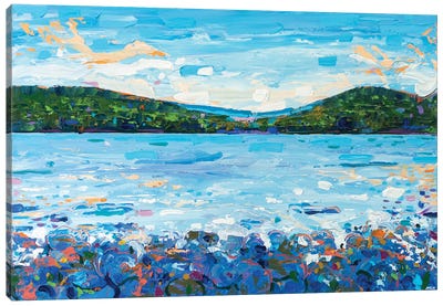 Glacial Lake II Canvas Art Print - Palette Knife Prints