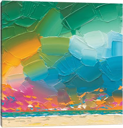 Iridescent Sky X Canvas Art Print - Joseph Villanueva