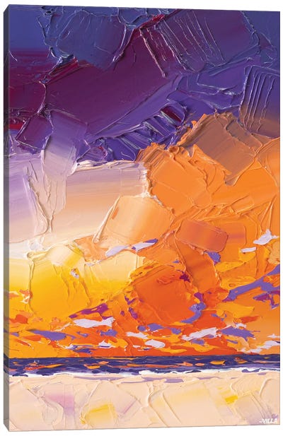 Iridescent Sky XII Canvas Art Print - Joseph Villanueva