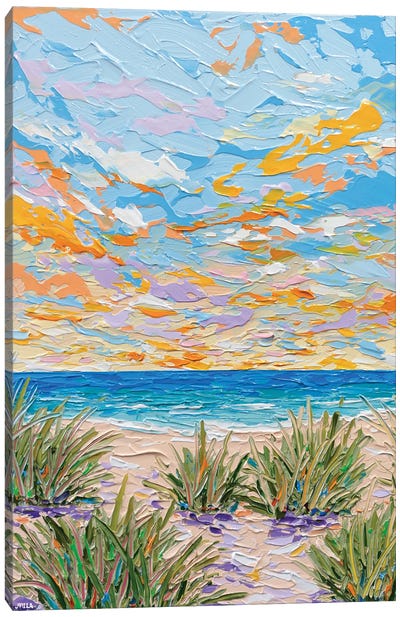 Beach Path V Canvas Art Print