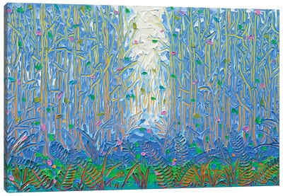Light Through The Thicket XXVII Canvas Art Print - Jungles