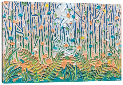 Light Through The Thicket XXXVIII Canvas Art Print - Jungles
