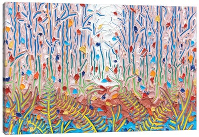 Light Through The Thicket XXXIX Canvas Art Print - Jungles
