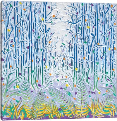 Light Through The Thicket XLVIII Canvas Art Print - Jungles