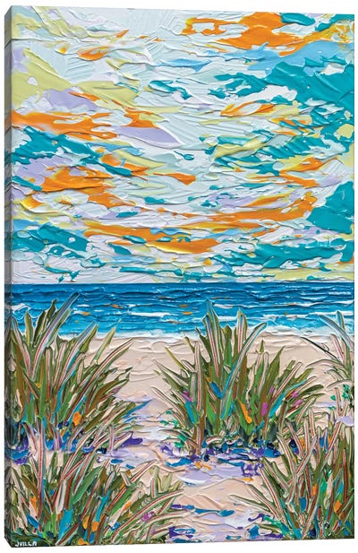 Beach Path VIII Canvas Art Print - Joseph Villanueva