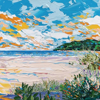 Lorne Beach III by Joseph Villanueva canvas print