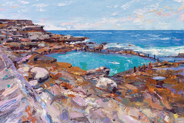 Joseph Villanueva: Mahon Rock Pool II by Joseph Villanueva