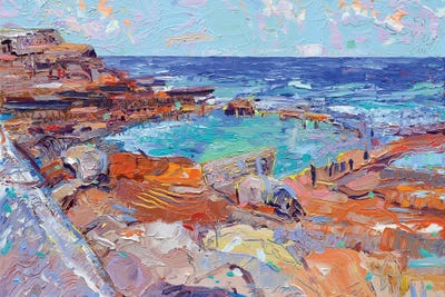 Mahon Rock Pool by Joseph Villanueva canvas print