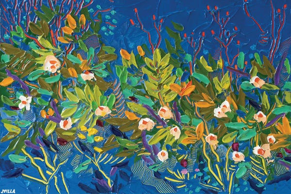 Joseph Villanueva: Midnight Garden II by Joseph Villanueva