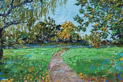 Parkland by Joseph Villanueva framed canvas print