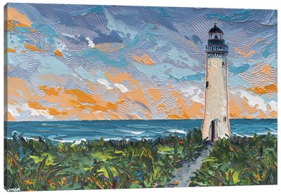 Port Fairy Lighthouse V Canvas Art Print - Contemporary Coastal