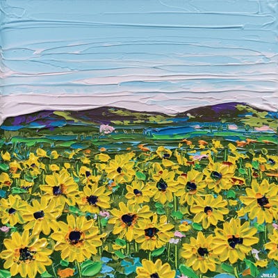 Sunflowers by Joseph Villanueva canvas print