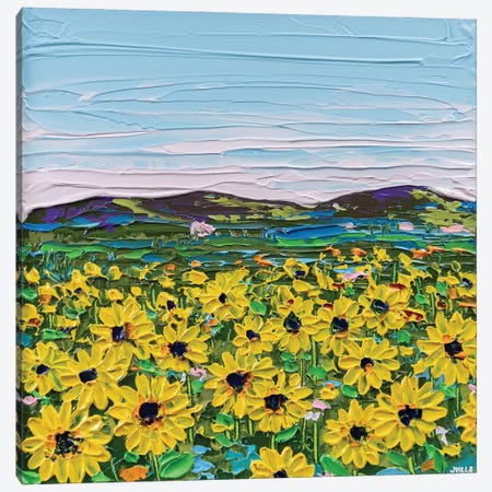 Sunflowers Canvas Print #JVN88} by Joseph Villanueva Art Print