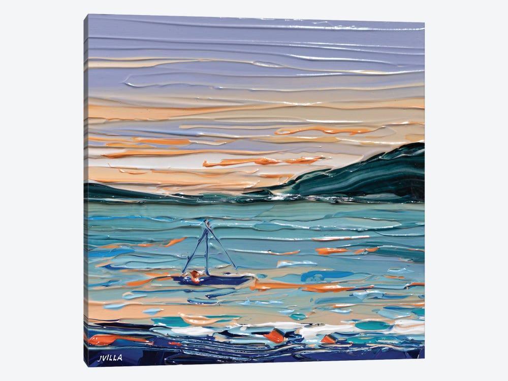 Sunset Sail II by Joseph Villanueva 1-piece Canvas Art Print