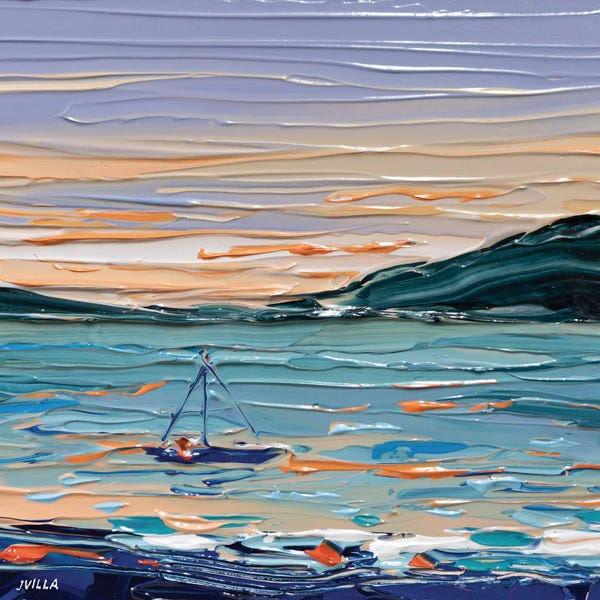 Joseph Villanueva: Sunset Sail II by Joseph Villanueva