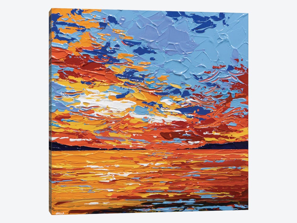 Sunset Sea III by Joseph Villanueva 1-piece Canvas Artwork