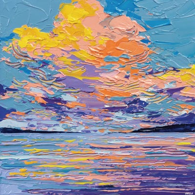 Sunset Sea IV by Joseph Villanueva canvas print