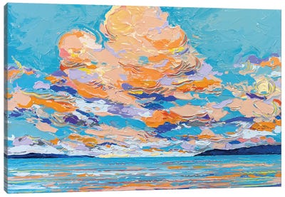 Sunset Sea V Canvas Art Print - Joseph Villanueva