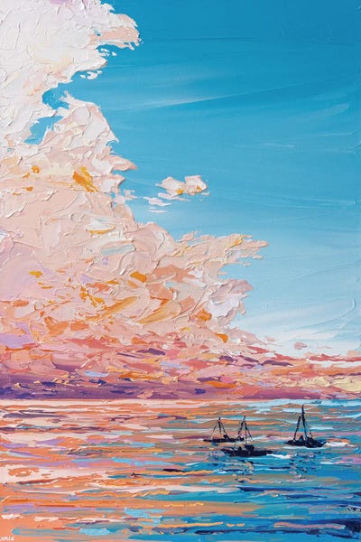 Joseph Villanueva: Sunset Sea VII by Joseph Villanueva