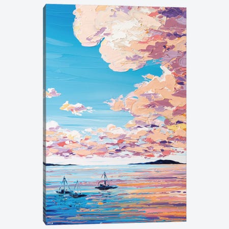 Sunset Sea VIII Canvas Print #JVN95} by Joseph Villanueva Canvas Print