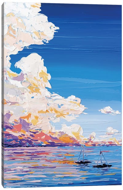 Sunset Sea XV Canvas Art Print - Joseph Villanueva