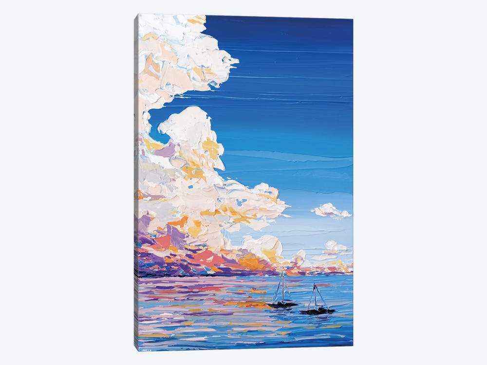 Sunset Sea XV by Joseph Villanueva 1-piece Canvas Art Print