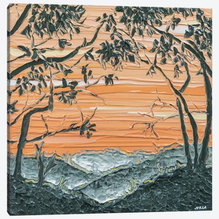Sunset Silhouette III Canvas Print #JVN97} by Joseph Villanueva Canvas Art Print