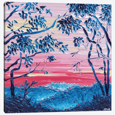 Sunset Silhouette V Canvas Print #JVN98} by Joseph Villanueva Canvas Wall Art