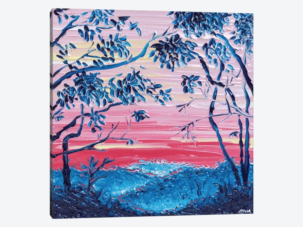 Sunset Silhouette V by Joseph Villanueva 1-piece Canvas Print