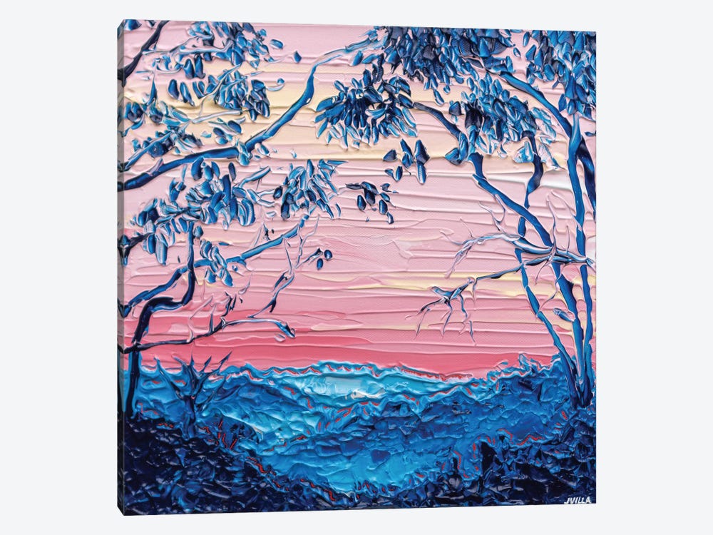 Sunset Silhouette by Joseph Villanueva 1-piece Canvas Artwork