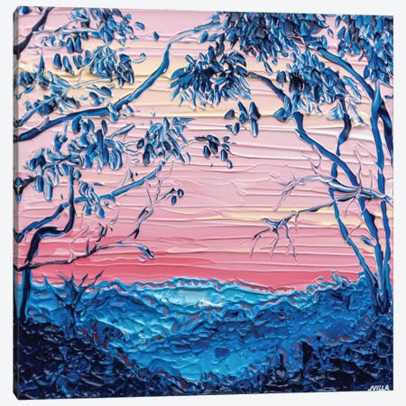 Sunset Silhouette Canvas Print #JVN99} by Joseph Villanueva Canvas Wall Art