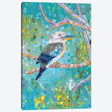 Blue-Winged Kookaburra Canvas Print #JVN9} by Joseph Villanueva Canvas Print