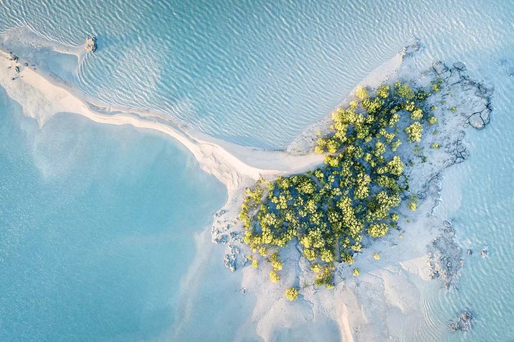 Mitchell River Sand Spit Abstract Aerial