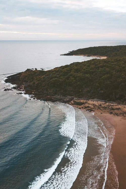 Moody Coastal Aerial by James Vodicka wall art