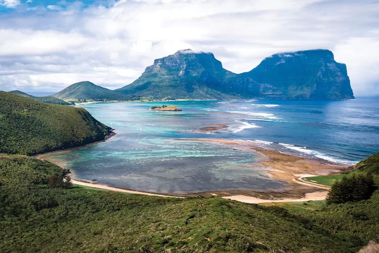 Natural Island Lagoon by James Vodicka wall art