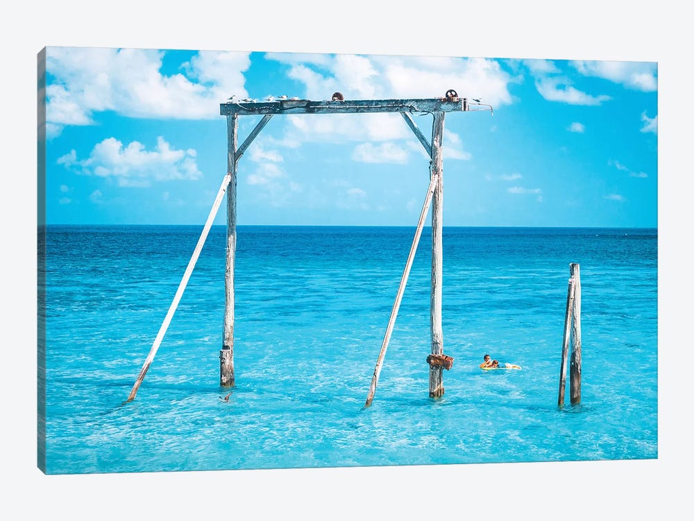 Ocean Gantry Great Barrier Reef by James Vodicka 1-piece Canvas Wall Art