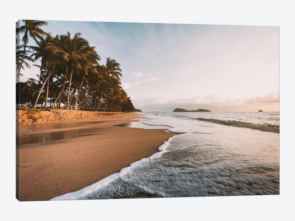 Palm Cove Golden Beach Sunrise by James Vodicka 1-piece Canvas Artwork