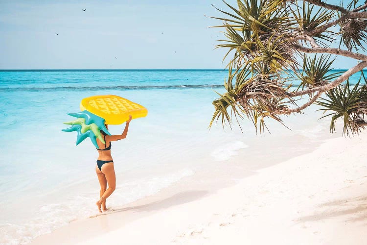 Pineapple Pool Float Tropical Island Girl