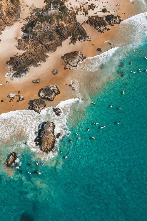 Point Break Byron Surfers by James Vodicka wall art