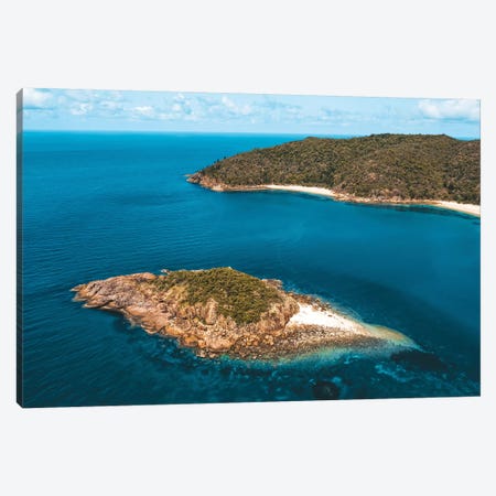 Pristine Queensland Island Aerial Canvas Print #JVO137} by James Vodicka Canvas Artwork