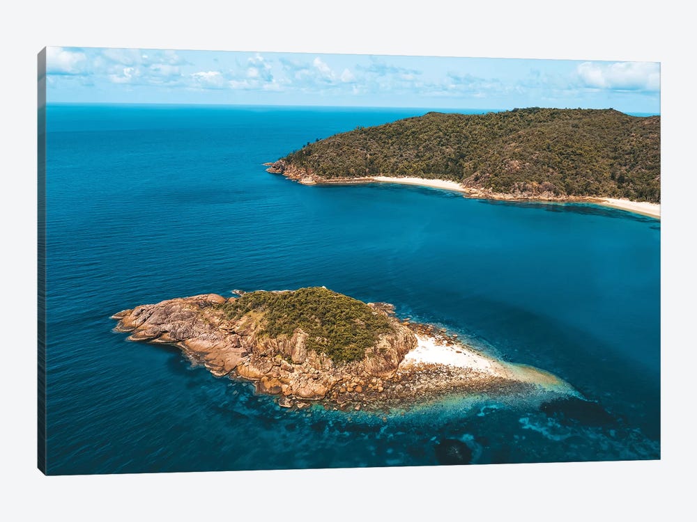 Pristine Queensland Island Aerial by James Vodicka 1-piece Canvas Print