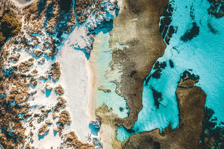 Rottnest Island Beach Aerial