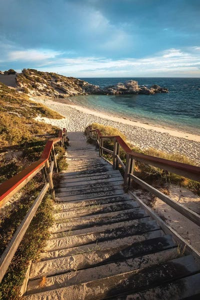 James Vodicka: Rottnest Island Sunset Stairs by James Vodicka