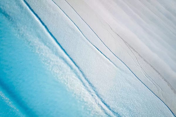 James Vodicka: Sand & Ocean Beach Aerial by James Vodicka