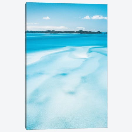 Sand Swirls Hill Inlet Whitsunday Islands Canvas Print #JVO154} by James Vodicka Canvas Wall Art