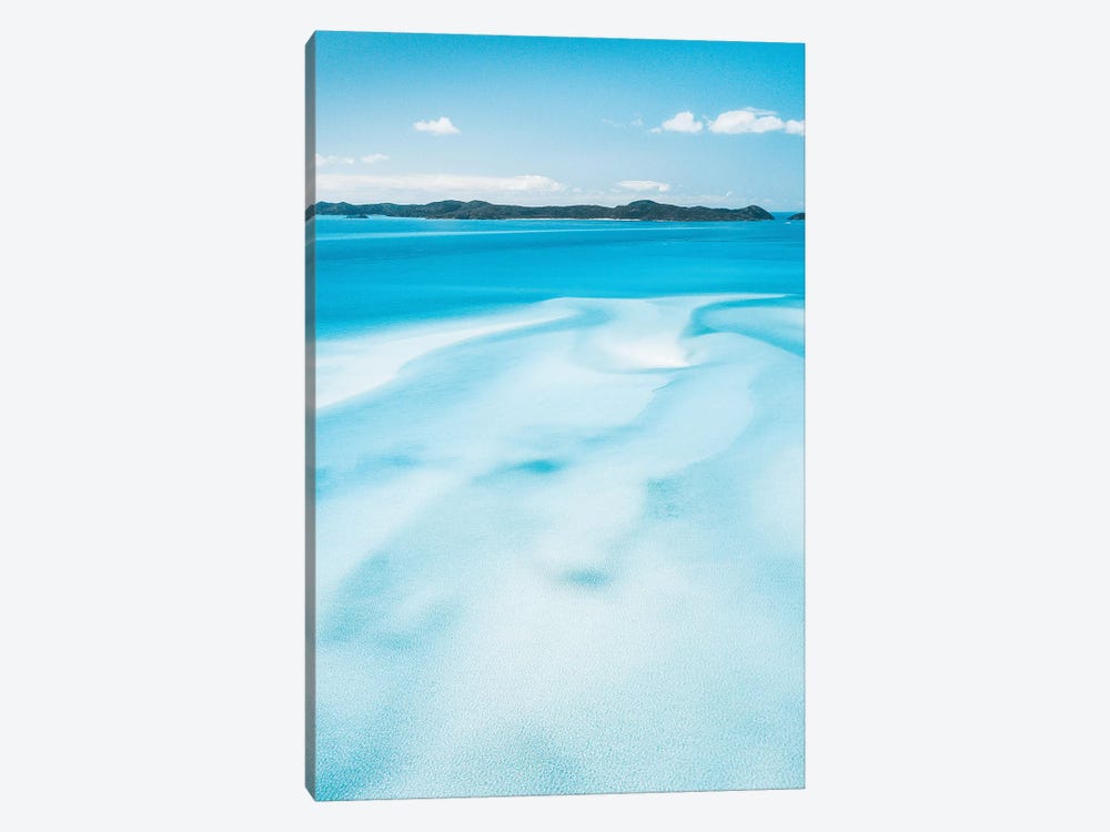 Sand Swirls Hill Inlet Whitsunday Islands by James Vodicka 1-piece Canvas Artwork