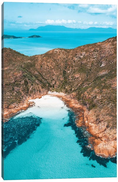 Secluded Island Bay Canvas Art Print - James Vodicka