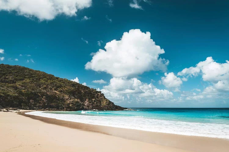 Secluded Island Beach Blue Water